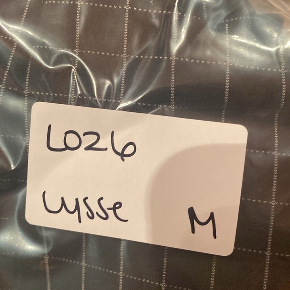 Lysse Black Crop Pull-on Stretch Trouser Size Medium Black / White Checkered - Picture 6 of 6